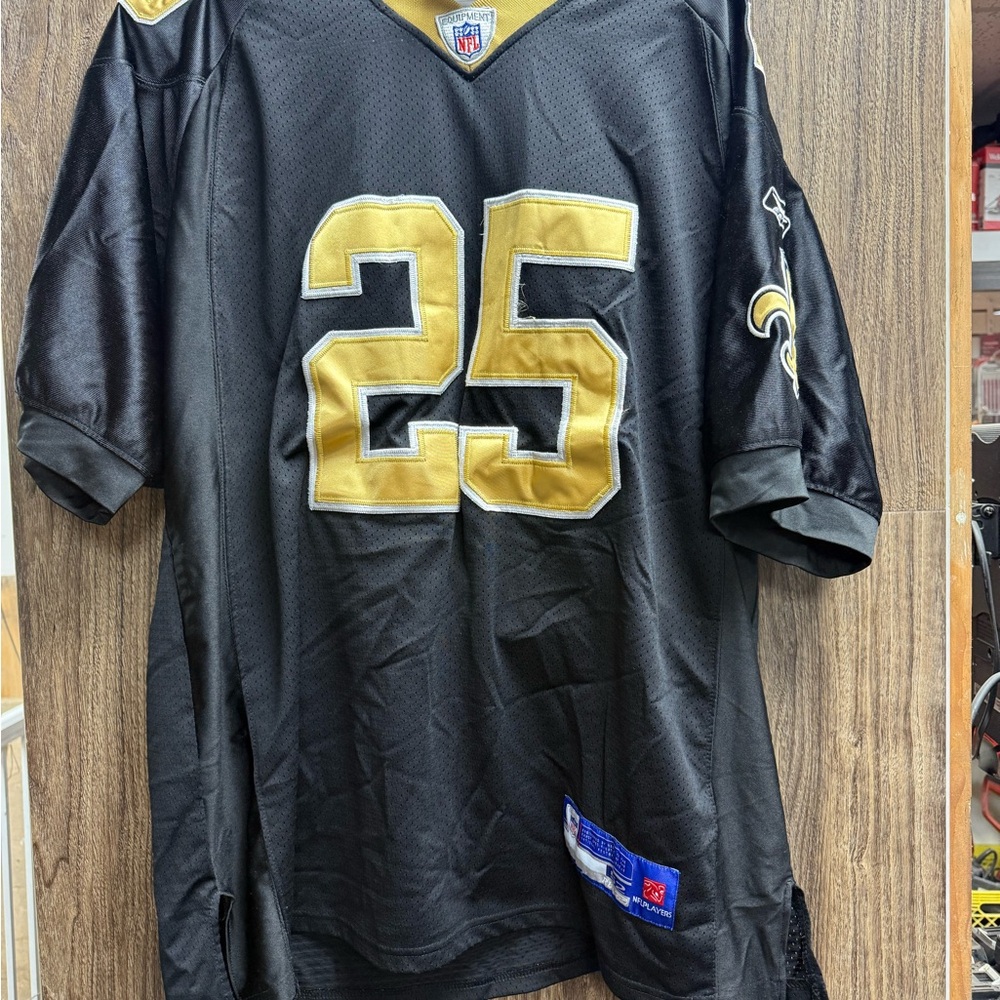 New Orleans Saints Reggie bush Black and Gold Men's Jersey